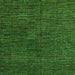 Square Abstract Green Modern Rug, abs4627grn