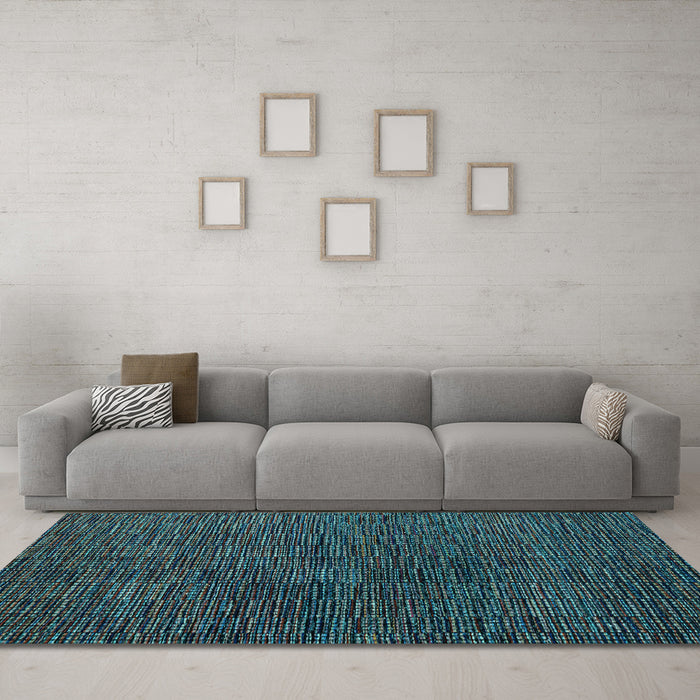 Machine Washable Abstract Light Blue Modern Rug in a Living Room, wshabs4627lblu