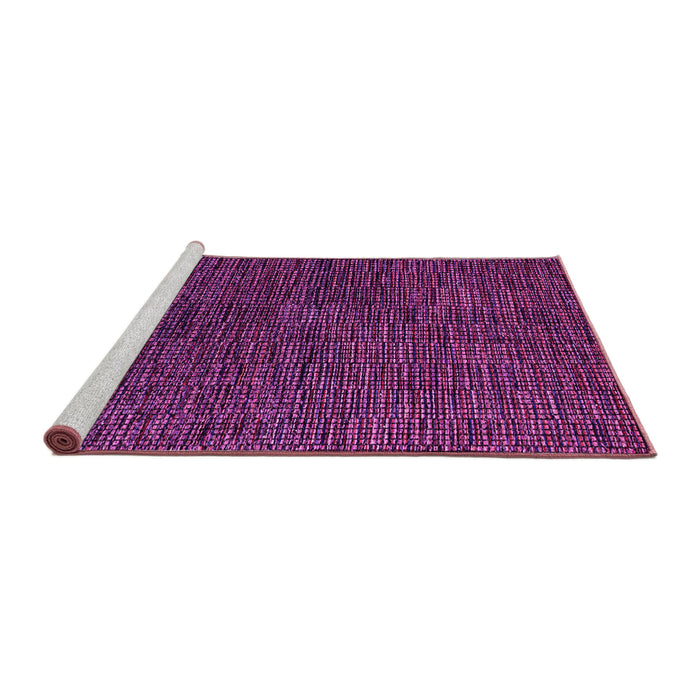 Sideview of Machine Washable Abstract Pink Modern Rug, wshabs4627pnk