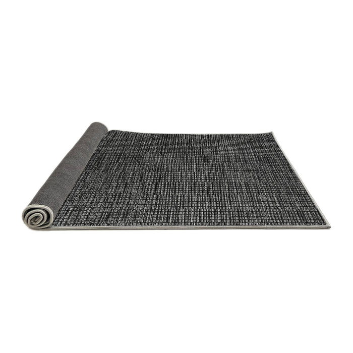 Sideview of Abstract Gray Modern Rug, abs4627gry