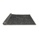 Sideview of Abstract Gray Modern Rug, abs4627gry