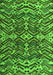 Abstract Green Modern Rug, abs4628grn