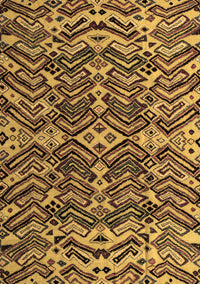 Abstract Brown Modern Rug, abs4628brn