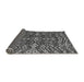 Sideview of Abstract Gray Modern Rug, abs4628gry