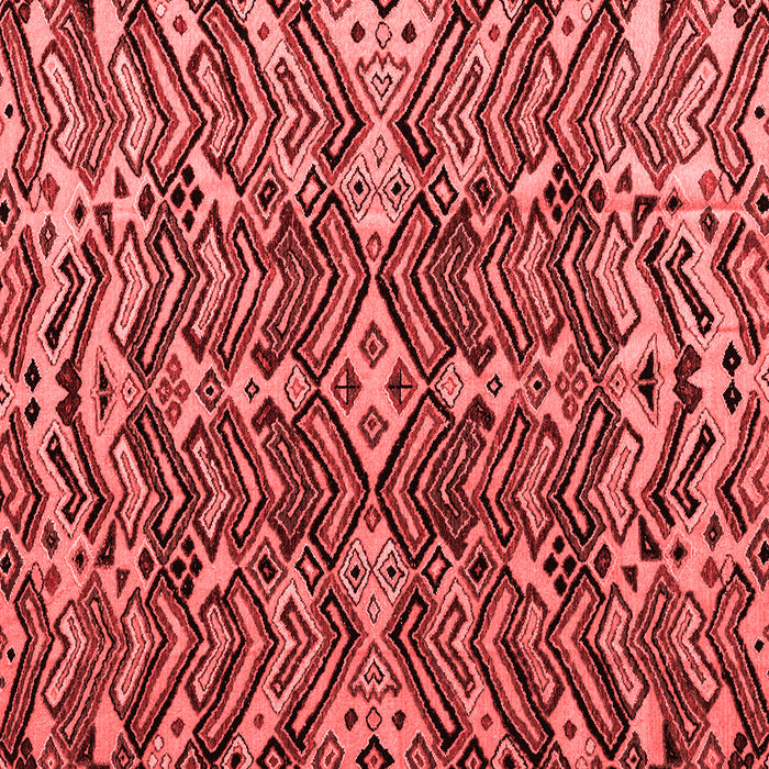 Abstract Red Modern Rug, abs4628red