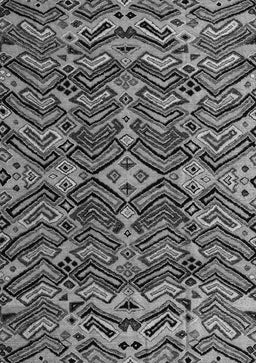 Abstract Gray Modern Rug, abs4628gry