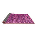 Sideview of Abstract Pink Modern Rug, abs4628pnk