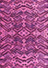 Machine Washable Abstract Pink Modern Rug, wshabs4628pnk