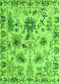 Abstract Green Modern Rug, abs4629grn