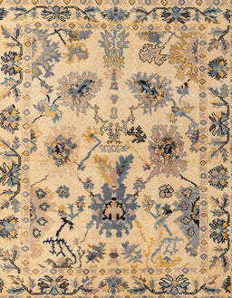 Abstract Dark Gold Brown Modern Rug, abs4629