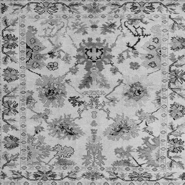 Square Abstract Gray Modern Rug, abs4629gry