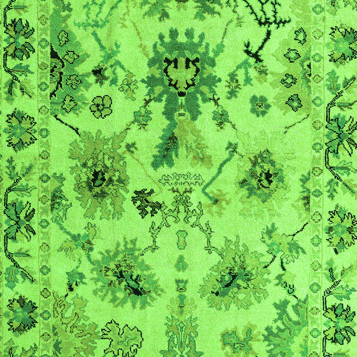 Machine Washable Abstract Green Modern Area Rugs, wshabs4629grn