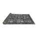 Sideview of Abstract Gray Modern Rug, abs462gry