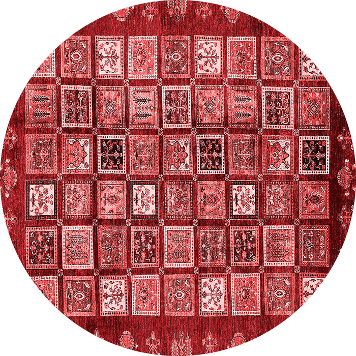 Abstract Red Modern Rug, abs462red