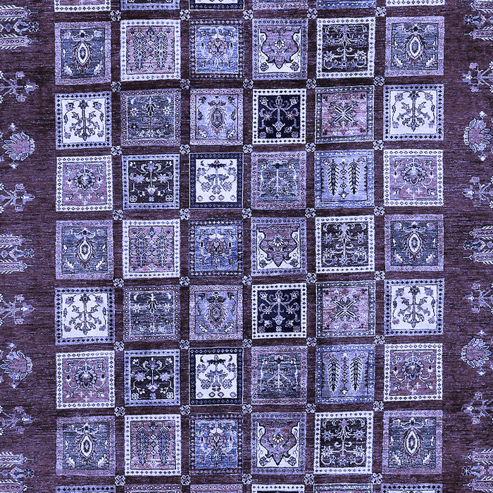 Machine Washable Abstract Blue Modern Rug, wshabs462blu