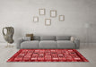 Modern Red Washable Rugs