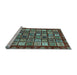 Sideview of Machine Washable Abstract Light Blue Modern Rug, wshabs462lblu