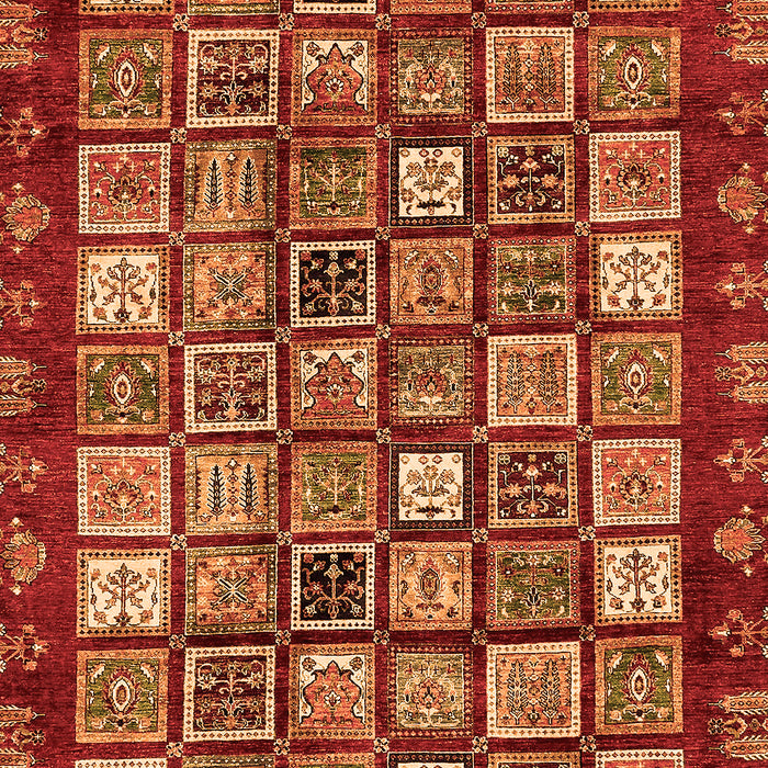 Machine Washable Abstract Orange Modern Area Rugs, wshabs462org