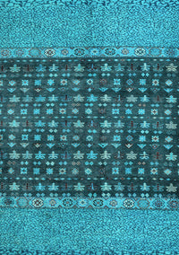 Abstract Light Blue Modern Rug, abs4630lblu