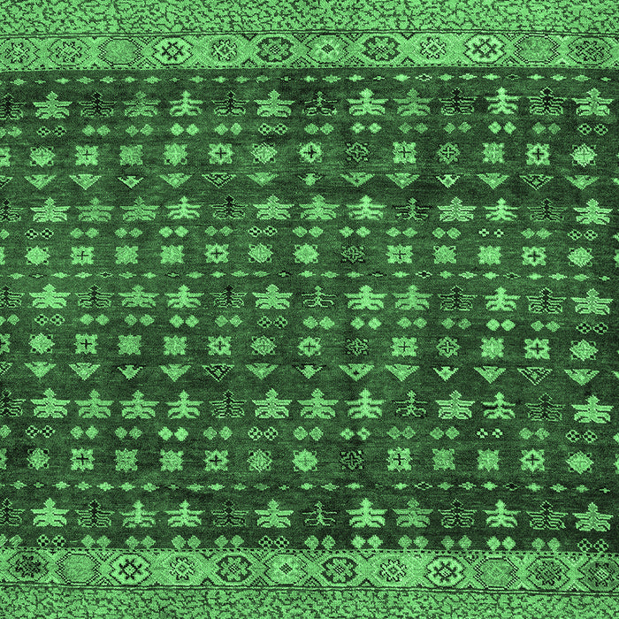 Machine Washable Abstract Emerald Green Modern Area Rugs, wshabs4630emgrn