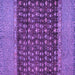 Square Abstract Purple Modern Rug, abs4630pur