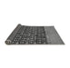 Sideview of Abstract Gray Modern Rug, abs4630gry