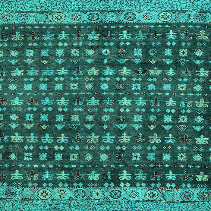 Abstract Turquoise Modern Rug, abs4630turq