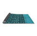 Sideview of Abstract Light Blue Modern Rug, abs4630lblu