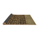 Sideview of Abstract Brown Modern Rug, abs4630brn