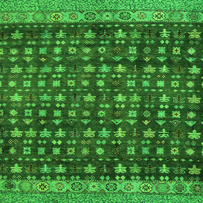 Machine Washable Abstract Green Modern Area Rugs, wshabs4630grn