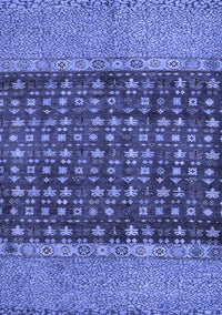 Abstract Blue Modern Rug, abs4630blu