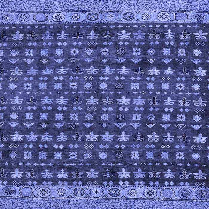 Abstract Blue Modern Rug, abs4630blu