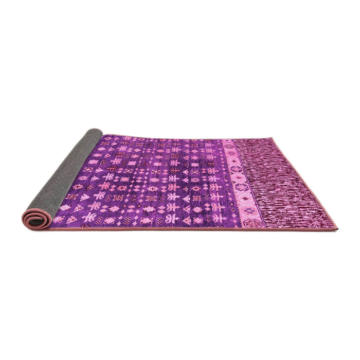 Sideview of Abstract Pink Modern Rug, abs4631pnk