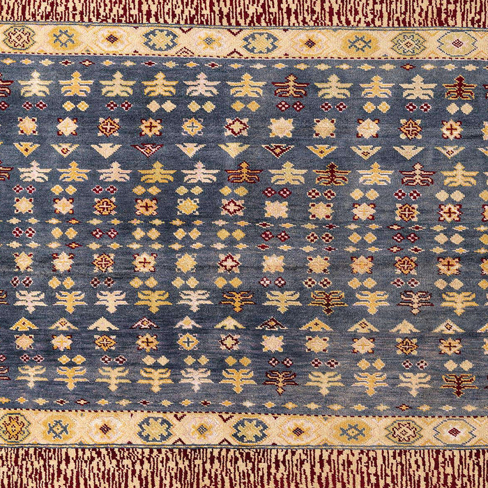 Machine Washable Abstract Camel Brown Rug, wshabs4631