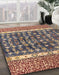 Machine Washable Abstract Camel Brown Rug in a Family Room, wshabs4631