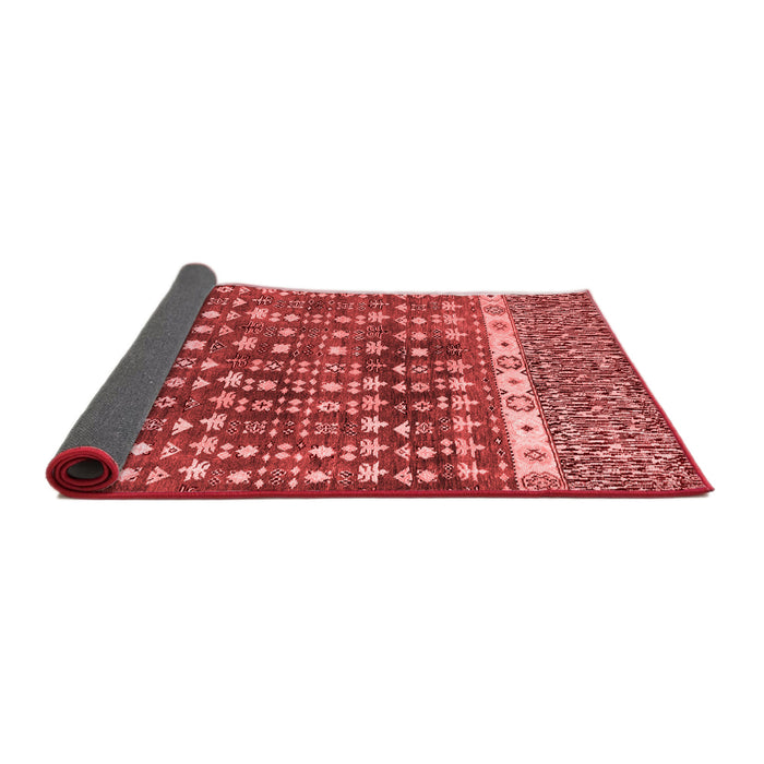 Abstract Red Modern Area Rugs