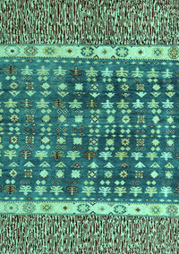 Abstract Turquoise Modern Rug, abs4631turq