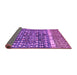 Sideview of Abstract Purple Modern Rug, abs4631pur