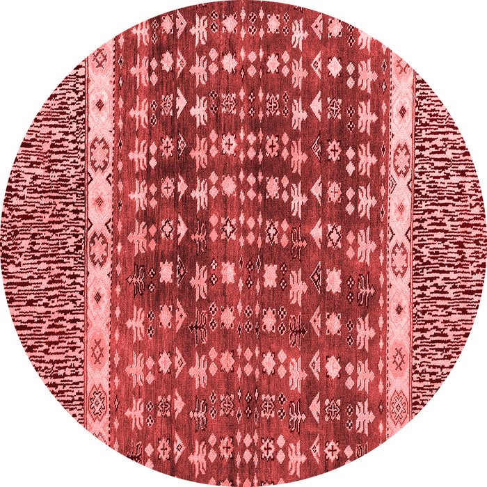 Machine Washable Abstract Red Modern Rug, wshabs4631red