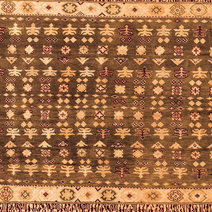 Abstract Orange Modern Rug, abs4631org