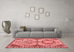 Modern Red Washable Rugs