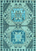 Abstract Light Blue Modern Rug, abs4632lblu