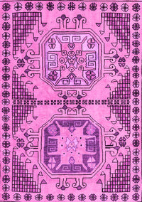 Abstract Pink Modern Rug, abs4632pnk