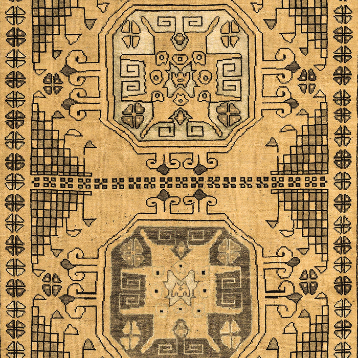Machine Washable Abstract Brown Modern Rug, wshabs4632brn