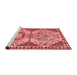 Modern Red Washable Rugs