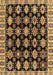 Machine Washable Abstract Brown Modern Rug, wshabs4633brn