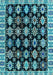 Abstract Light Blue Modern Rug, abs4633lblu