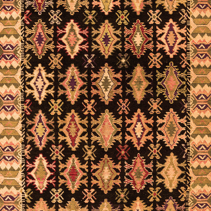 Abstract Orange Modern Rug, abs4633org