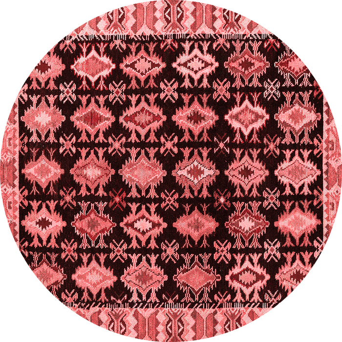 Machine Washable Abstract Red Modern Rug, wshabs4633red