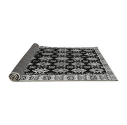 Sideview of Abstract Gray Modern Rug, abs4633gry